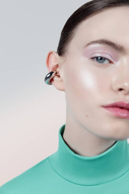 SILVER THICK EAR CUFF - Image 1