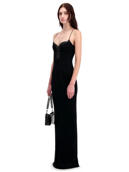CLEAVAGE LONG DRESS - Image 2