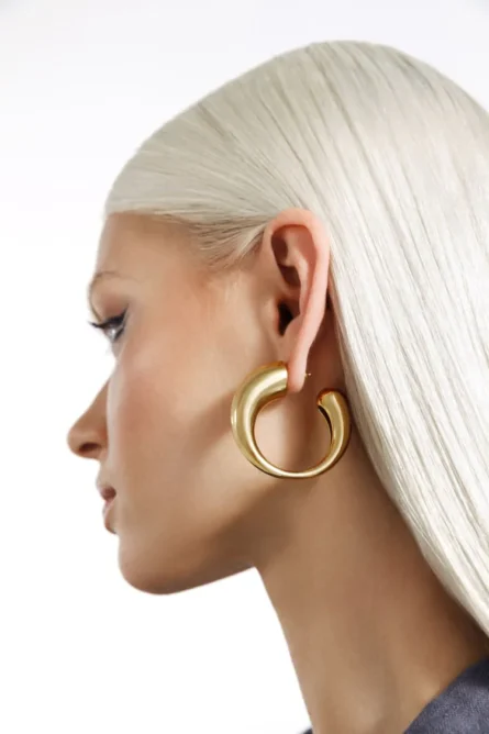 CHUNKY HOOP EARRINGS - Image 2