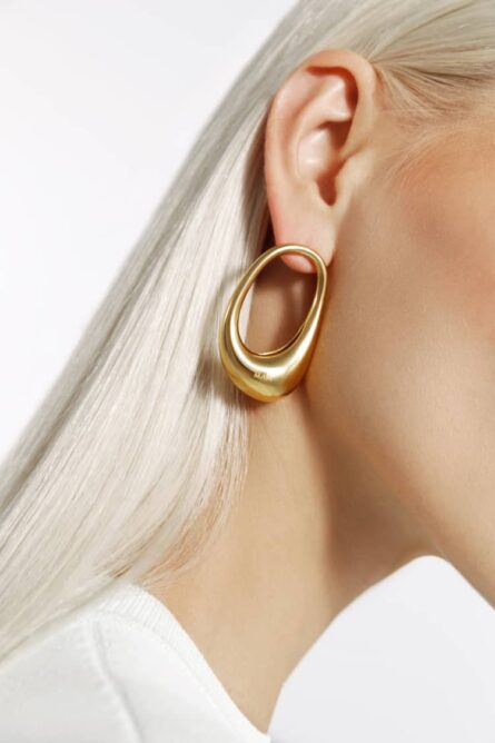 LARGE HOOP EARRINGS - Image 3