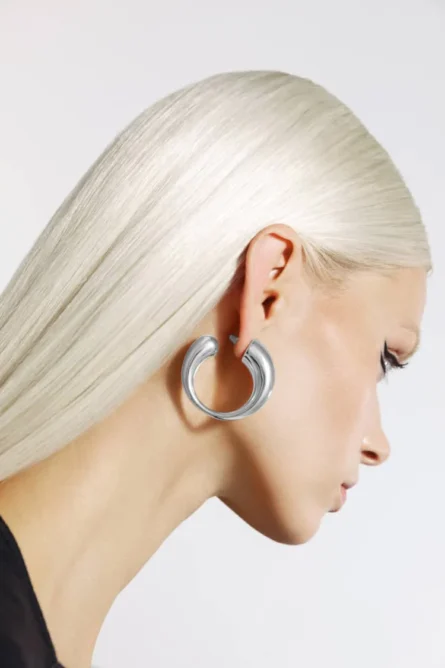 CHUNKY HOOP EARRINGS - Image 3
