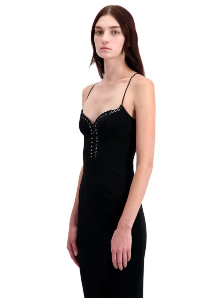 CLEAVAGE LONG DRESS - Image 4
