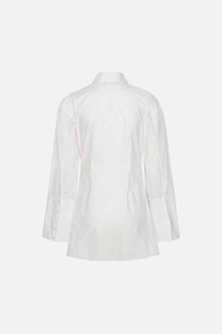SHIRT DRESS W/ TWIST - Image 5