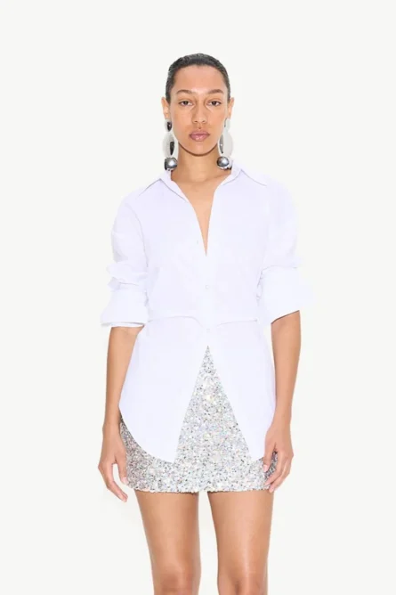 LOCH POPLIN BUTTON UP - Image 1