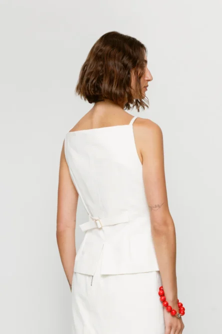 SIBEL DENIM TOP - Image 3
