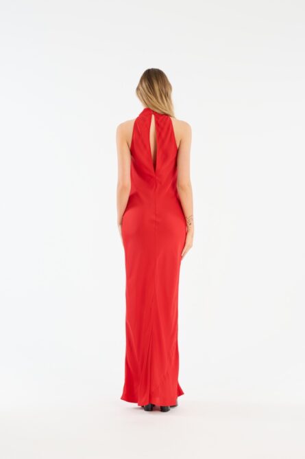 Satin Maxi Dress - Image 2