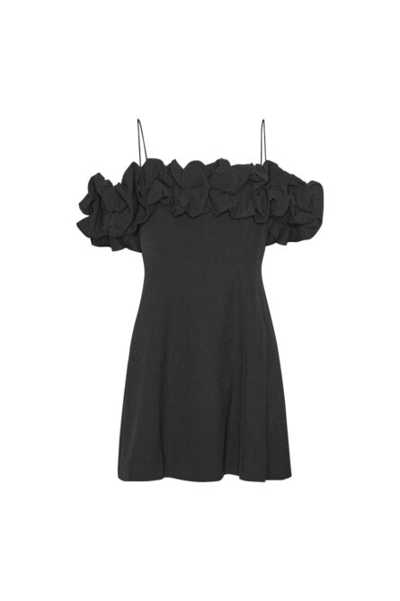 CREPE A-LINE MINI DRESS - Image 3