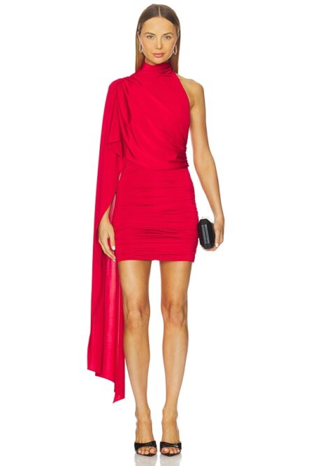 WAVERLY MINI CAPE-EFFECT MINI DRESS - Image 2