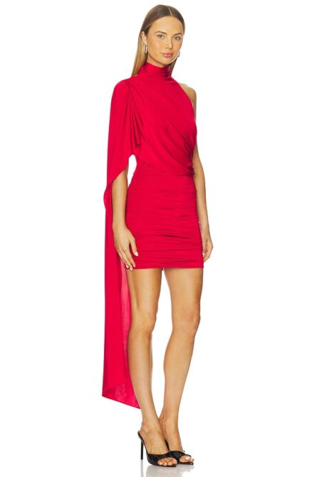 WAVERLY MINI CAPE-EFFECT MINI DRESS - Image 3