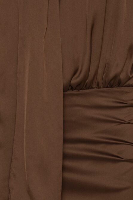 CHIFFON LS V-NECK DRESS - Image 4