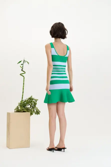LINDEN REVERSIBLE BANDAGE MINI DRESS - Image 5