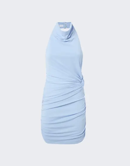 STELLA MINI TURTLENECK OPEN BACK MINI DRESS - Image 5