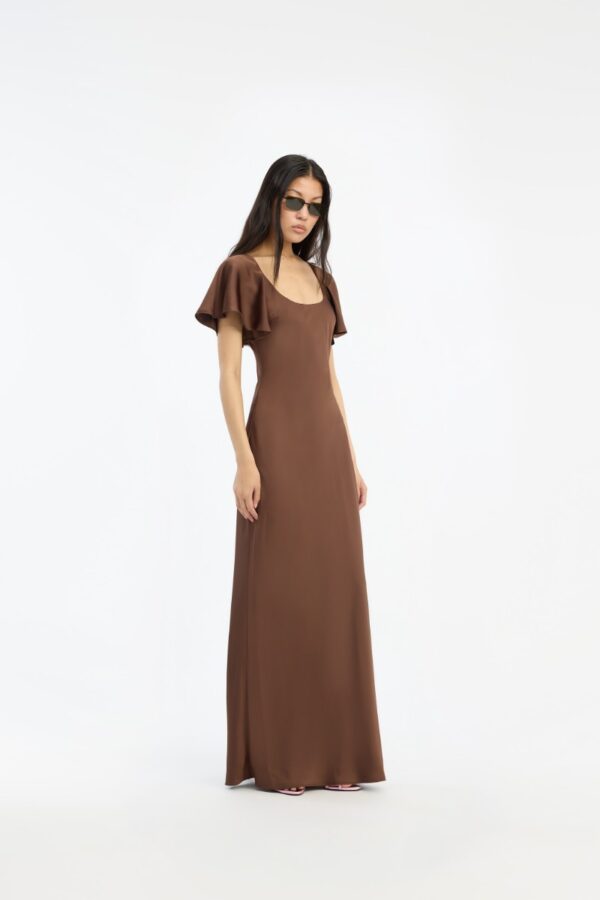 SATIN FLOWY DRESS 1